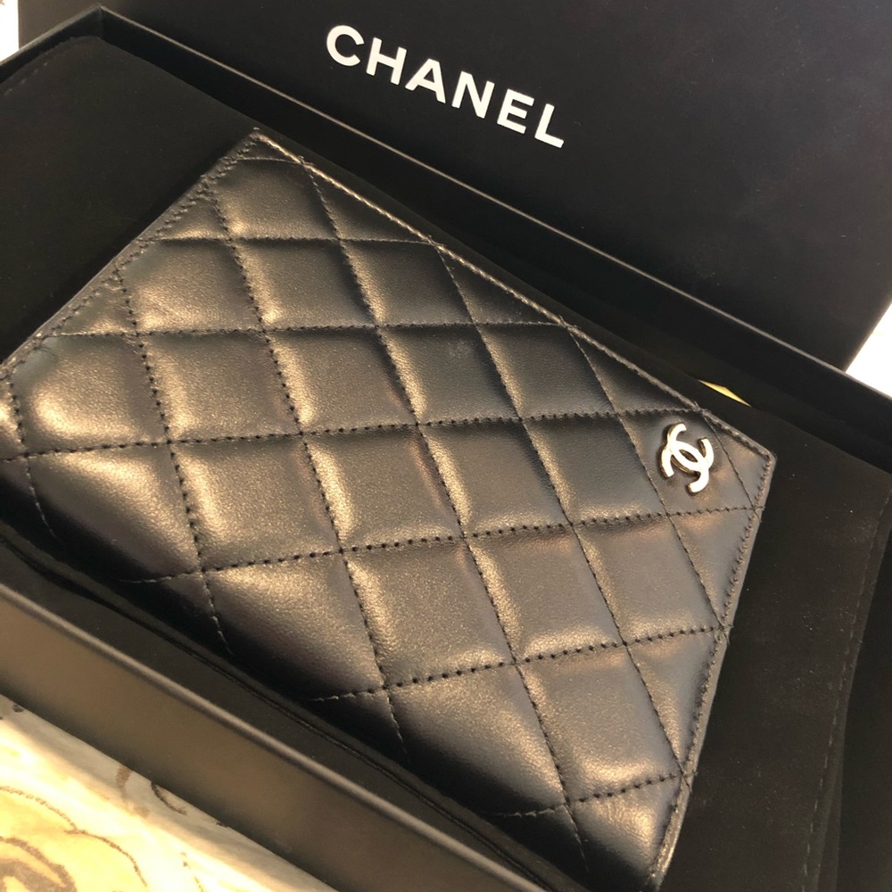 Authentic Chanel wallet/ passport holder